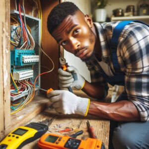 best cape town electrical contractors - electrician finding an electrical fault