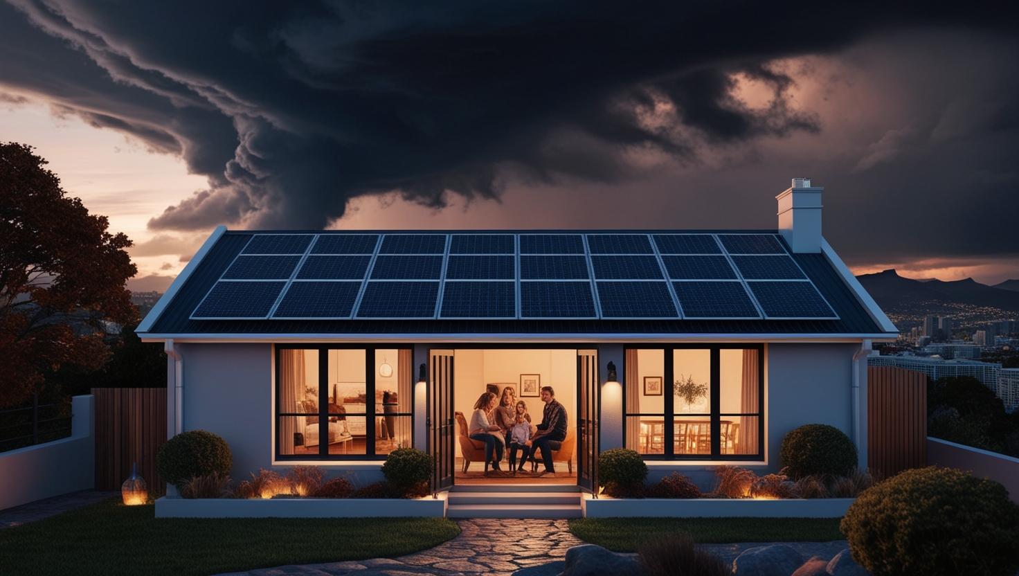 Solar PV Systems and Electrical Fault Finding Tips for Autumn electrical fault finding & solar pv systems - home with solar panels on the roof
