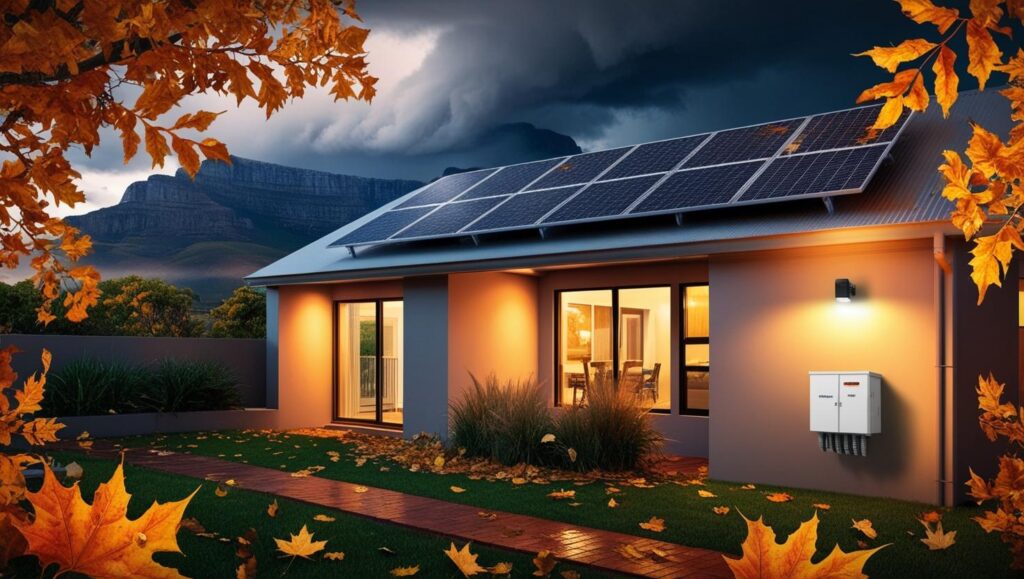 solar pv system -electrical fault finding - modern home equipped with solar panels on the roof