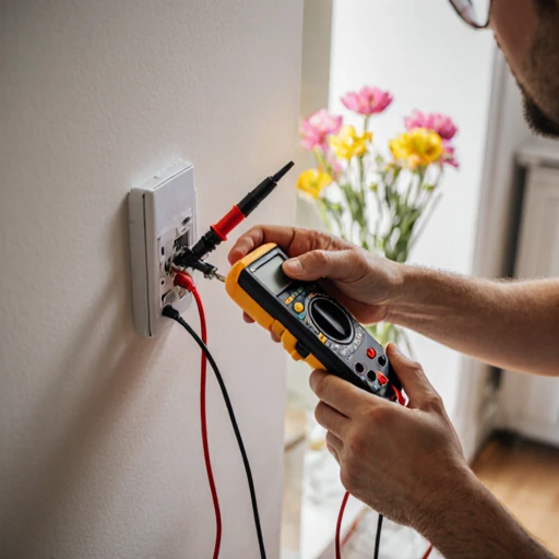 homeowner performing electrical fault finding