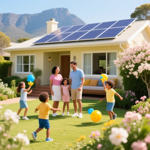 Why Mid-Spring Is the Best Time to Install a Solar PV System to Combat High Bills family in front of a home with a solar pv system