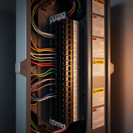 modern upgraded electrical distribution board