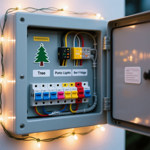 electrical installations - Clean, modern istribution board